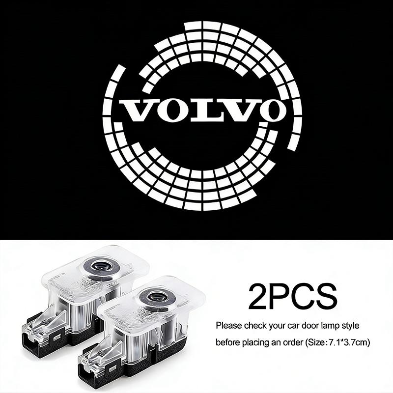 For Volvo S932PCS LED Car Door Logo Projector Welcome Ghost Shadow Light Accessories For Volvo S60 S80 S90 V60 V40 XC60 XC90 XC40 V90 S80