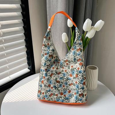 Literarische Blumentasche Sommer Mode Schultertasche Mori Beliebte Tasche Vielseitige Achseltasche