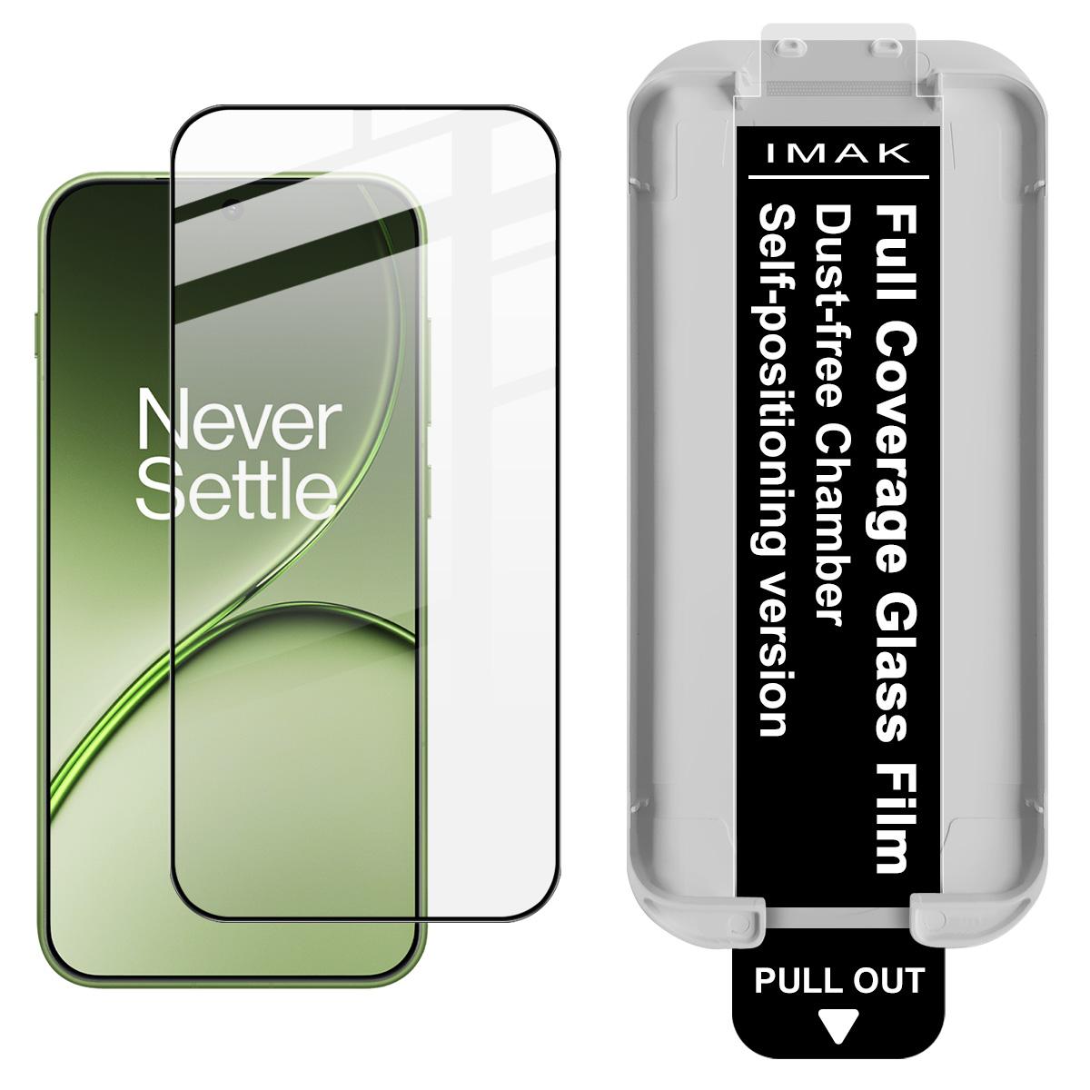 

For OnePlus 15T 5G Glass IMAK Dust-free Cabin Full-screen Tempered Glass Film Supports Fingerprint Unlock OnePlus 15T 5G