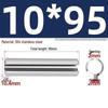 304 Stainless Steel Slotted Spring Pin, Cylindrical Shaft Pin, Locating and Hollow Pin (M5-M12)
