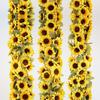 Sunflower Vine: Artificial Kindergarten Decoration for Indoors and Staircases