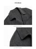 Men's Mid-Length High-End Woolen Trench Coat - Autumn/Winter Warmth
