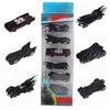6 pcs Run Car 1:64 Alloy Mini Model Car Truck Children Birthday Gifts Toys for Kids Boys