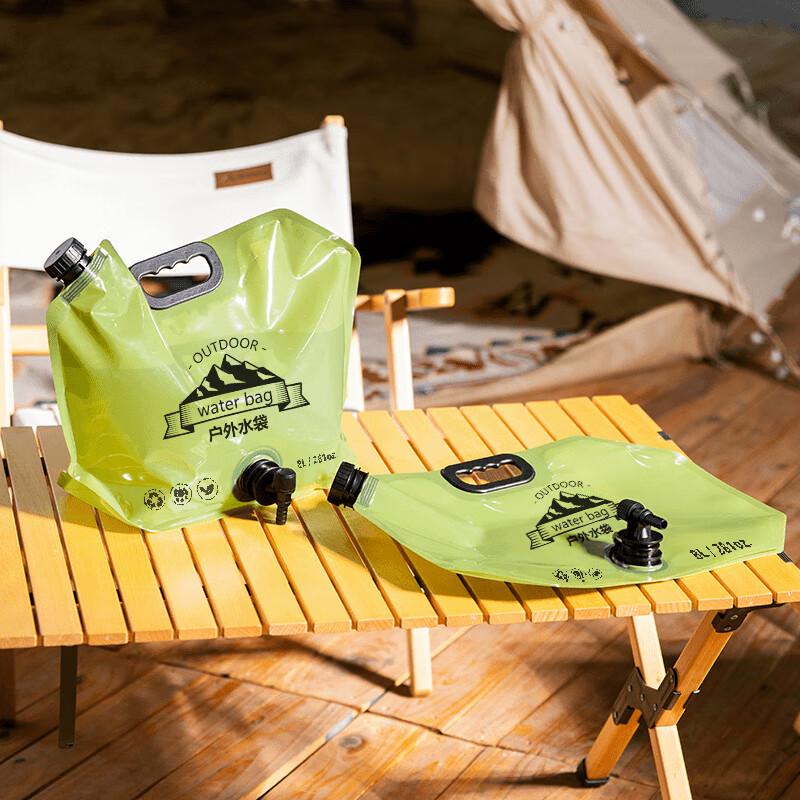 YOUAO Portable Foldable Water Storage Bag with Faucet