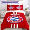 Set Biancheria da Letto FC Bayern München Personalizzato con Nome 3 Pezzi Copripiumino Chiusura Include 1 Copripiumino e 2 Federe, Morbido e Confortevole per Tutte le Stagioni.