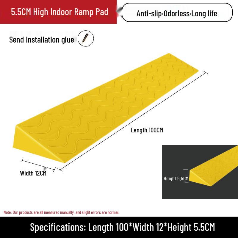 Threshold Uphill Ramp Mat for Indoor Sweeping Robots