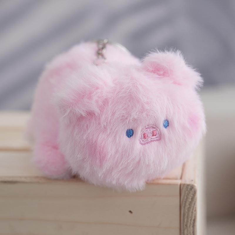 Adorable Plush Animal Keychain Cute Cartoon Stuffed Animal Bag Charm Gift Idea