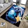 Fiery Dragon Artwork Office Rug Chair Mat, Entryway Carpet, Suitable for Front Door, Bedroom, Living Room, Desk, Holiday Gift