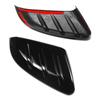 Pair Car Rearview Mirror Cover Glossy Black/Carbon Fiber Side Door Mirror Cover For Honda Civic 10th 2016 2017 2018