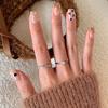 Zirconia Luxurious Minimalist Crown Ring For Women Perfect For Style Everyday