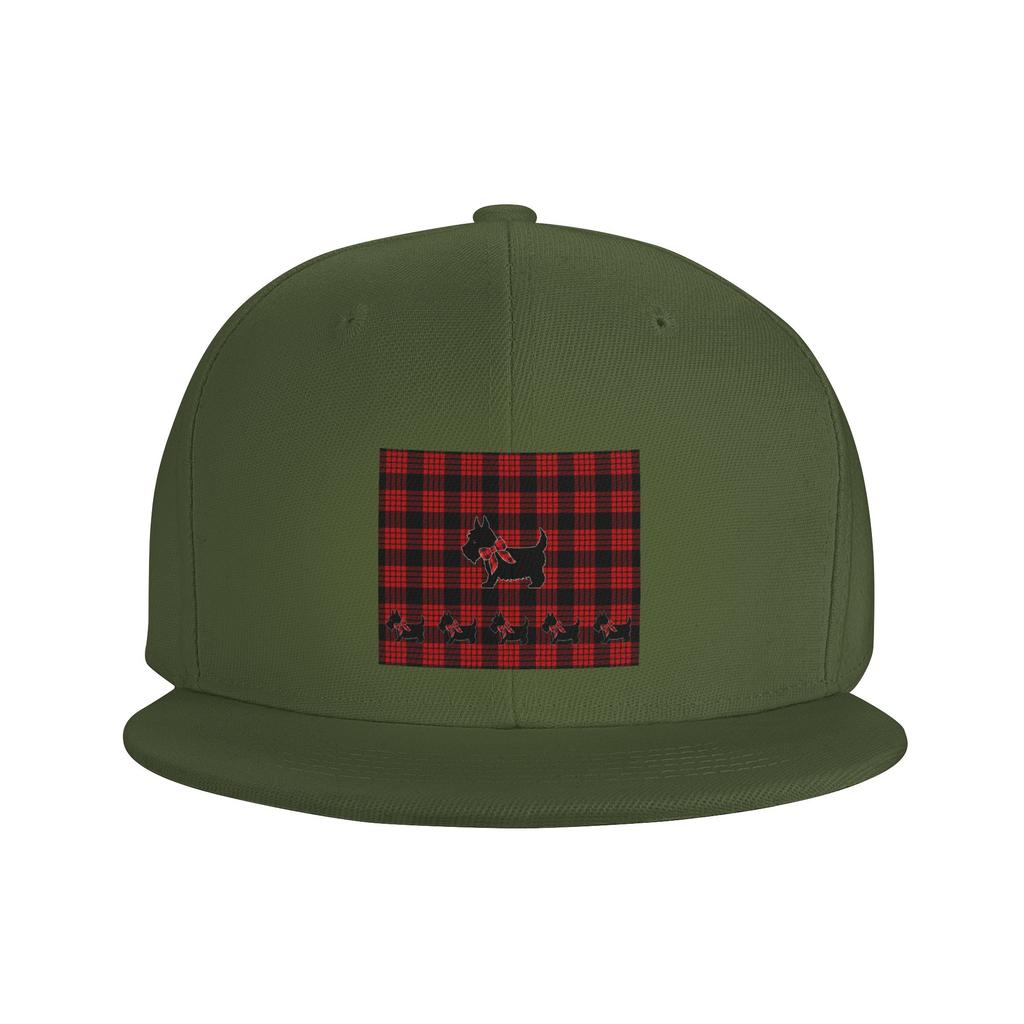 Black Scottie Dog Plaid Tartan Scottish Terrier LoverBaseball Caps Snapback Baseball Hats Casual Casquette Outdoor Unisex