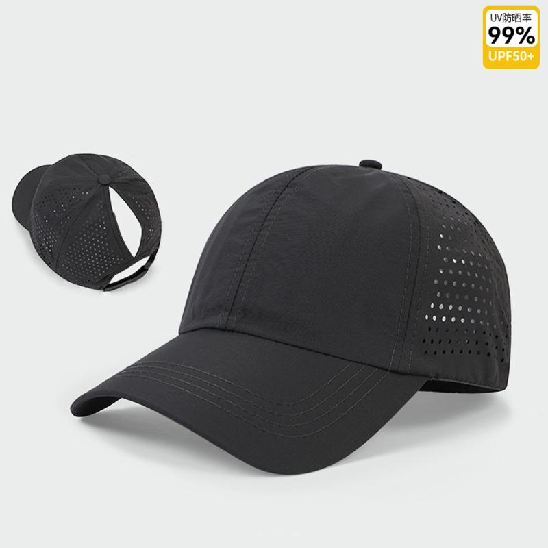 Lightweight UV Protection Baseball Cap Women Summer Breathable Quick-drying Mesh Hats Woman Comfy Ponytail Opening Unisex Hat