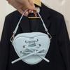 Heart Shape Women's Mini Shoulder Bag Sweet Girls Bowknot Love Crossbody Bags Portable PU Leather Ladies Clutch Purse Handbags