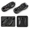 Pour Porsche Boxster Cayman Panamera Cayenne 911 Housse de Clé de Voiture 918 997 991 ABS Fibre de Carbone Étui à Clé Housse de Protection Accessoires