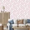 Wallpaper Flowers top white, bottom white for Living Room and Bedroom 50x1000