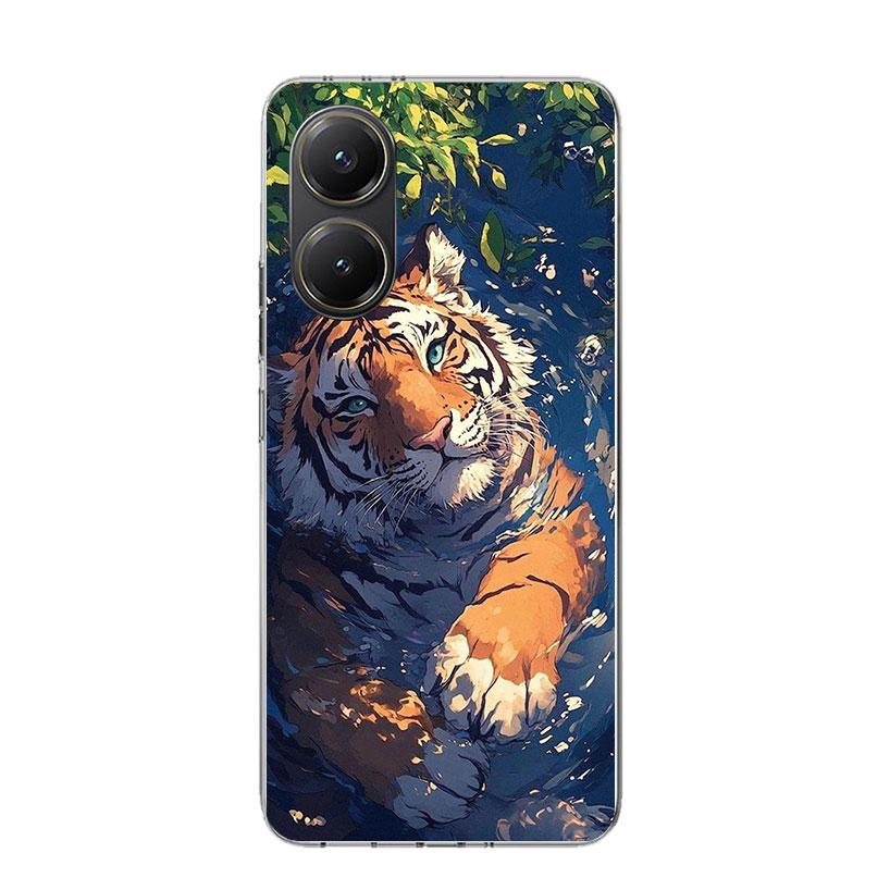 Superior Tiger Pattern Art Phone Case For Xiaomi Poco X7 X6 X5 Pro F7 Ultra Redmi 15C 15 13 13C 12 12C 10 10A 10C 9 9A 9C 9T Cov