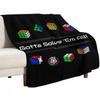 Gotta Solve 'Em All! Puzzles Throw Blanket Compact Warm Blanket for Car Road Trip