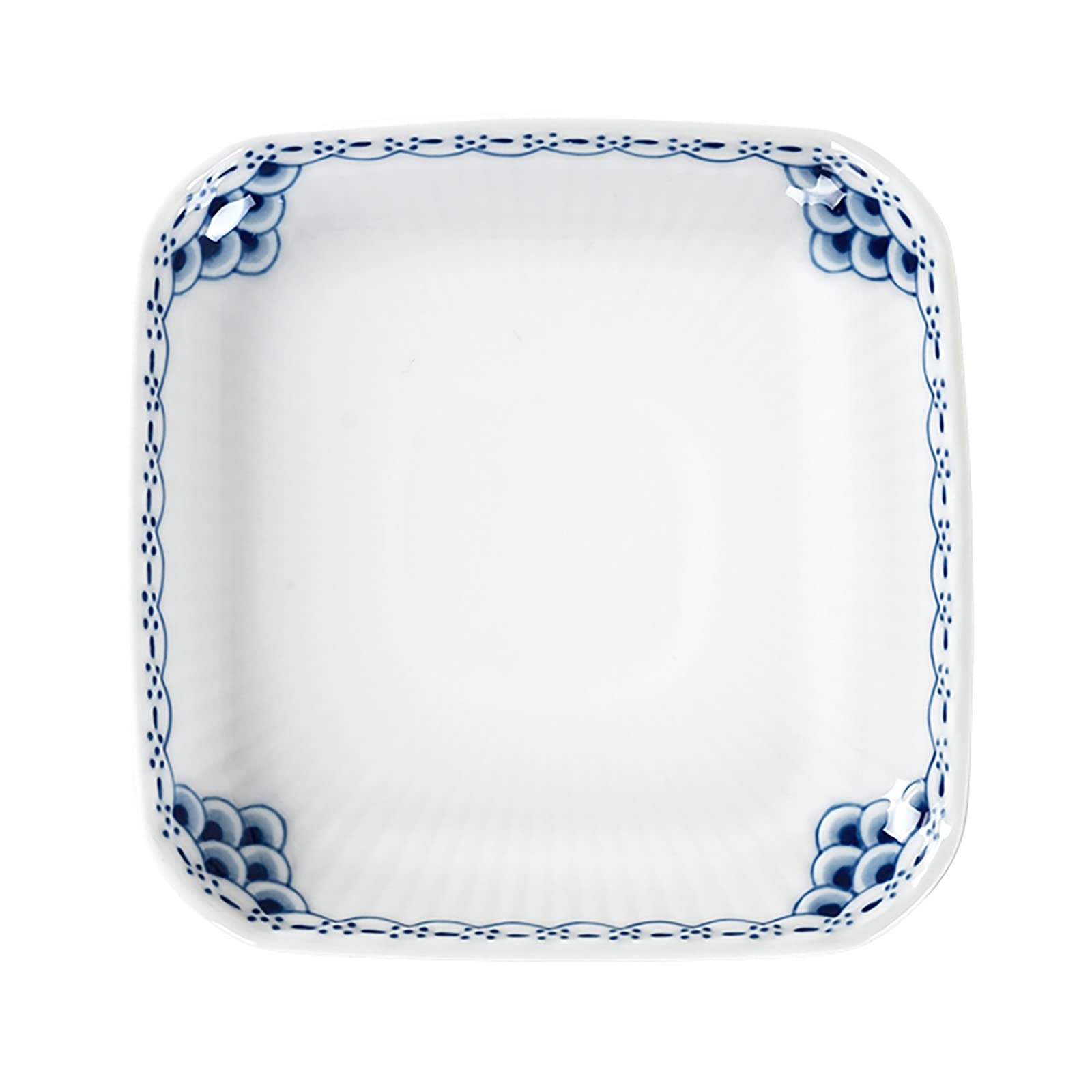 

ROYAL COPENHAGEN [Officially Imported] Royal Copenhagen Princess Small Square Dish, 10.5cm, Wedding Gift, 1066924