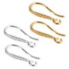 Set of 20 Comfortable Copper Earring Hooks Half Made Earrings Hooks DIY Earrings Accessories Handmade Ornaments