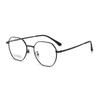 Danyang Ultra-Light Retro Square Metal Myopia Glasses Frame for Large Faces - Fashionable Polygonal Design, Slimming & Prescription-Ready