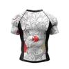 Herren Trainingsanzug MMA No Gi Rashguard Jiu Jitsu T-Shirt+Hose Boxen Trikots Set BJJ Muay Thai Shorts Kompressions Leggings Sportanzug