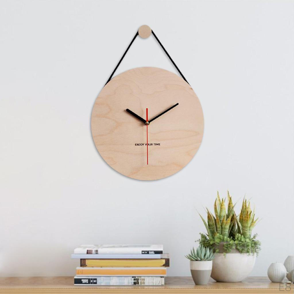 Decorative Wall Non-Ticking Digital Battery Operated Round Easy to Read /Office/