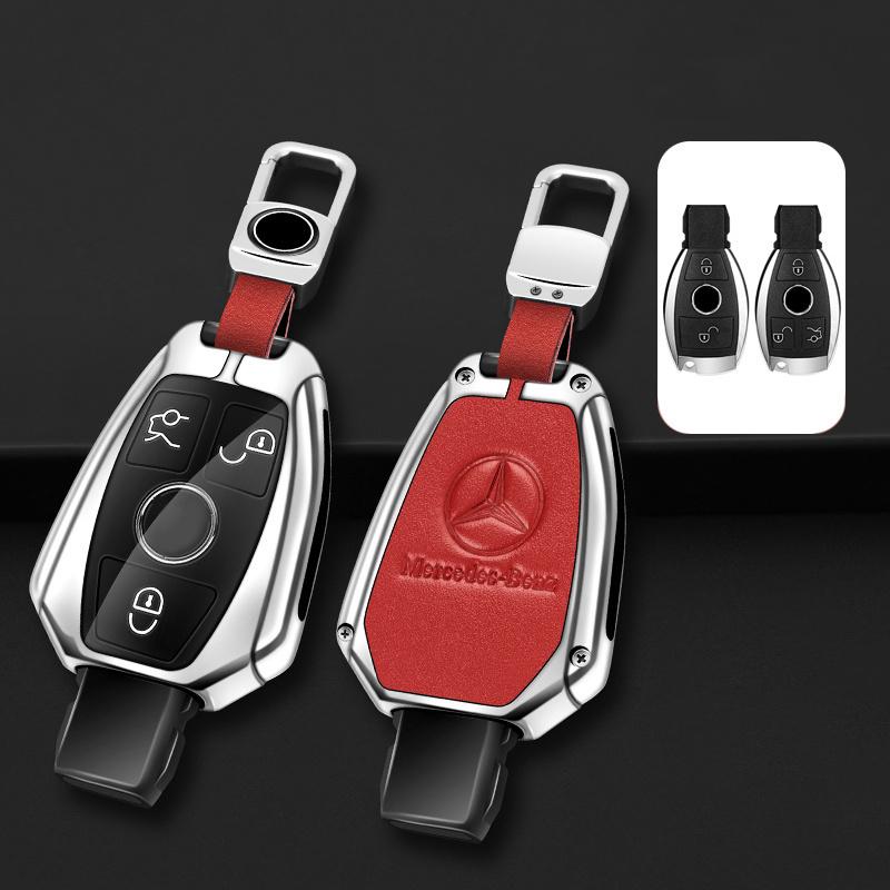 FHP3   2025 New Zinc alloy Car Remote Key Case Cover Shell For Mercedes Benz A B C S Class AMG GLA CLA GLC W176 W221 W204 W205 Auto Acc