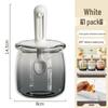 Beiyipin Integrated Spoon-Lid Glass Seasoning Jar
