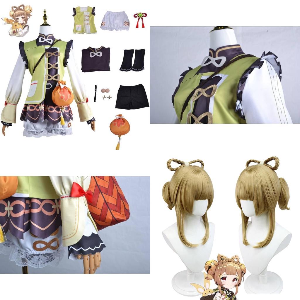 Cosplay Genshin Impact Yaoyao Kostüm Set Damen Rollenspiel Show Anzug Spiel