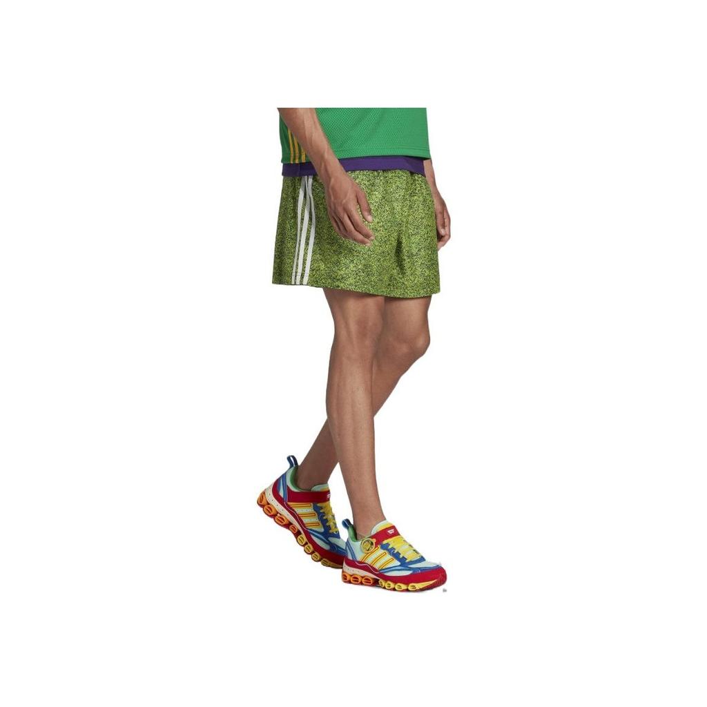 Adidas Originals Kerwin Frost Collaboration Series Grass Digital Print Mid-Rise Casual Shorts Men Shorts Grass-Green HI5623