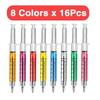 16-48Pcs Syringe Pens Retractable Fun Nurse Pens Novelty Multi Colors Medical Ballpoint Pens Gifts for Nurses Nursing StudentPen