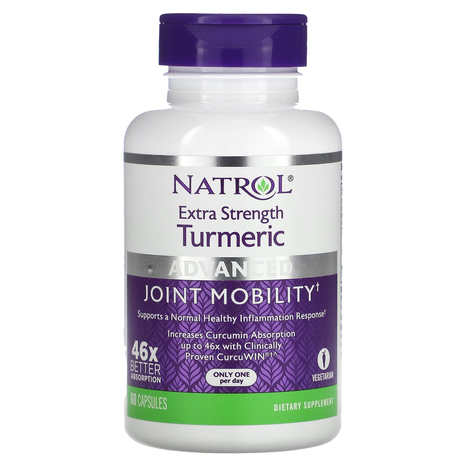 

Natrol, Extra Strength Turmeric, Advanced, 60 Capsules