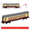 Creative Technica Ideas City Christmas Retro Sightseeing Carriage Tank Car Train Moc Railway Express Bricks Building Blocks Toys