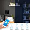 WLAN Touchscreen Schalter Einzelkreis für Alexa Google 1?Weg AC  (Schwarz )