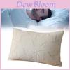 Memory Foam Luxury Pillow With Cool Silk Knit Cover For Adult Sleep Comfort