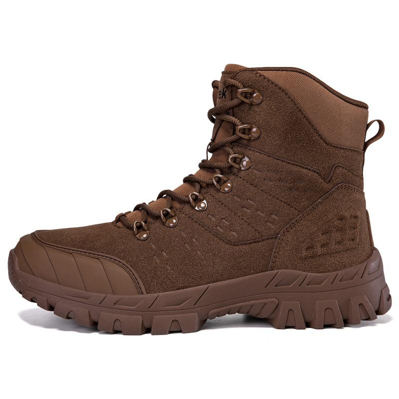Herren Martin Stiefel Übergröße Outdoor Wanderschuhe Abriebfestes Offroad Werkzeugstiefel Schnee Wanderschuhe