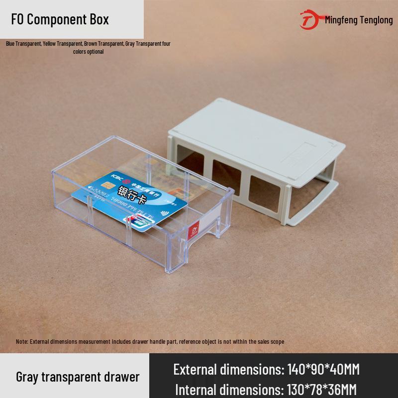 Desktop Drawer-Type Organizer Box, Thickened Storage Cabinet for Components and LEGO Bricks