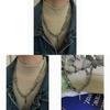Handcrafted Geometric Pendant Necklace With Glass Bead Splicing For Casual Wear
