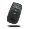 BaoJiangDa Schlüsselhülle Passend für Toyota TUNDRA SEQUOIA YARIS LAND CRUISE VVDI KD K518 Fernbedienung Auto Schlüsselhülle Etui Anhänger TOY40 Klinge