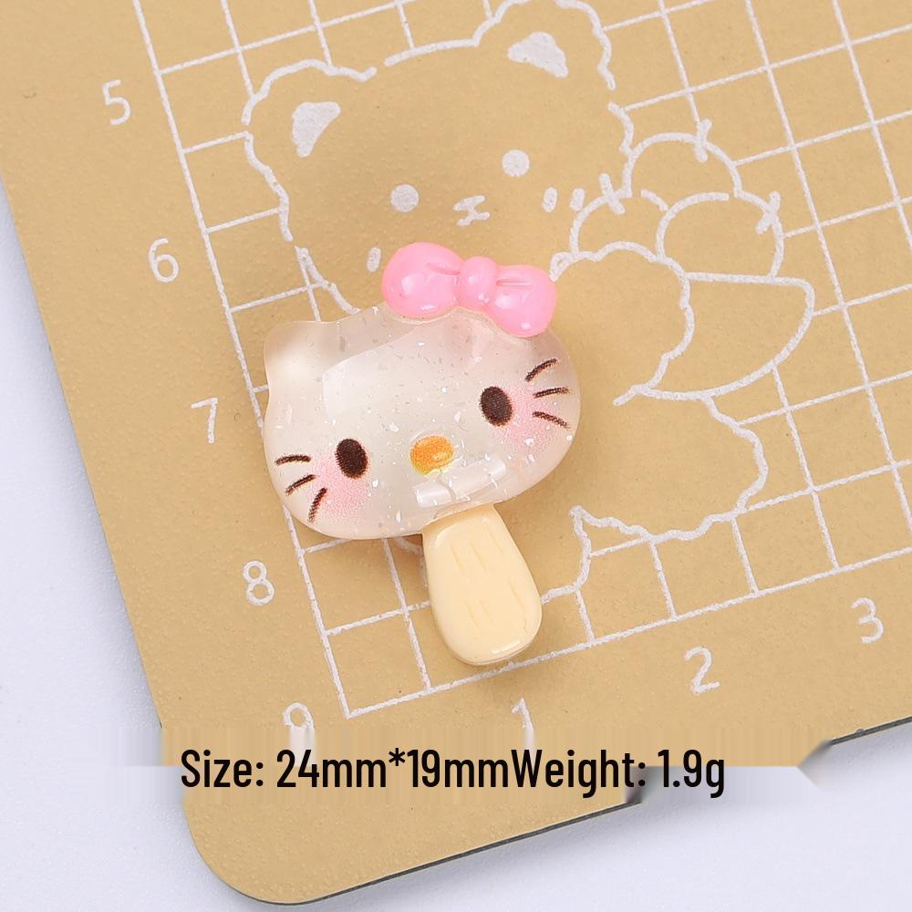 Medium Animal Popsicle Cartoon DIY Ornament Resin Hair Clip Material Pack See image for dimensions