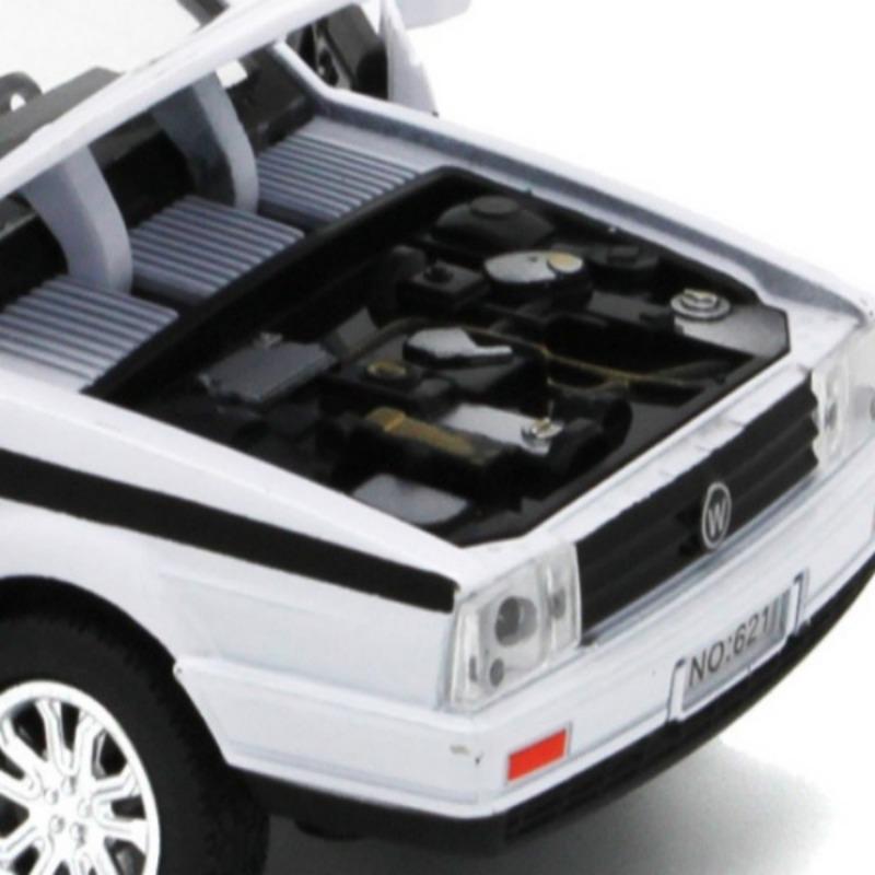 Policejní autíčko 1/32 Santana, autíčko z lehké slitiny, forma a autíčko, miniaturní model auta, dětské autíčko