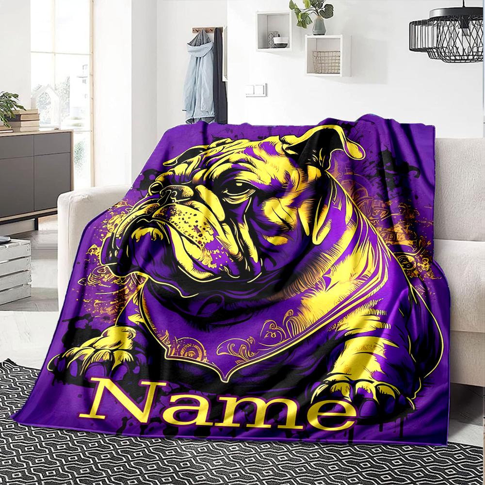 Customiz Name Personality Omega Psi Phi Blanket Soft &Warm Sofa Office Bed Travel Lunch Break Blanket, Gift Suitable All Seasons