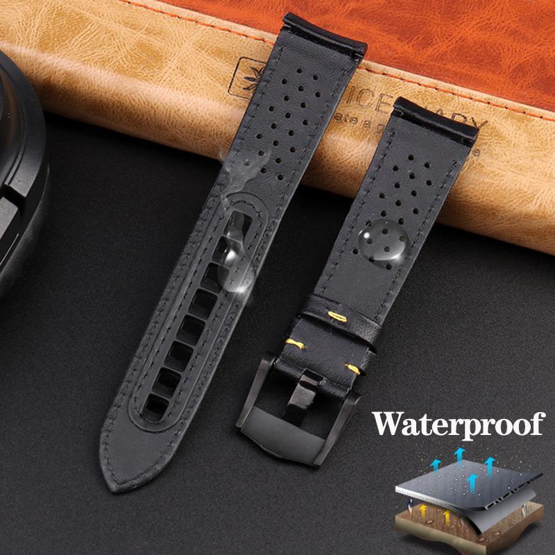 21mm Kalfsleer Horlogeband voor Omega Super Moon Dark Side Apollo 8 Serie Heren 311.92 Horlogeband Riem 311.92.44 Armband