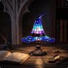 Witch Hat Lamp Gothic Stained Glass Moody for Dorm Rooms