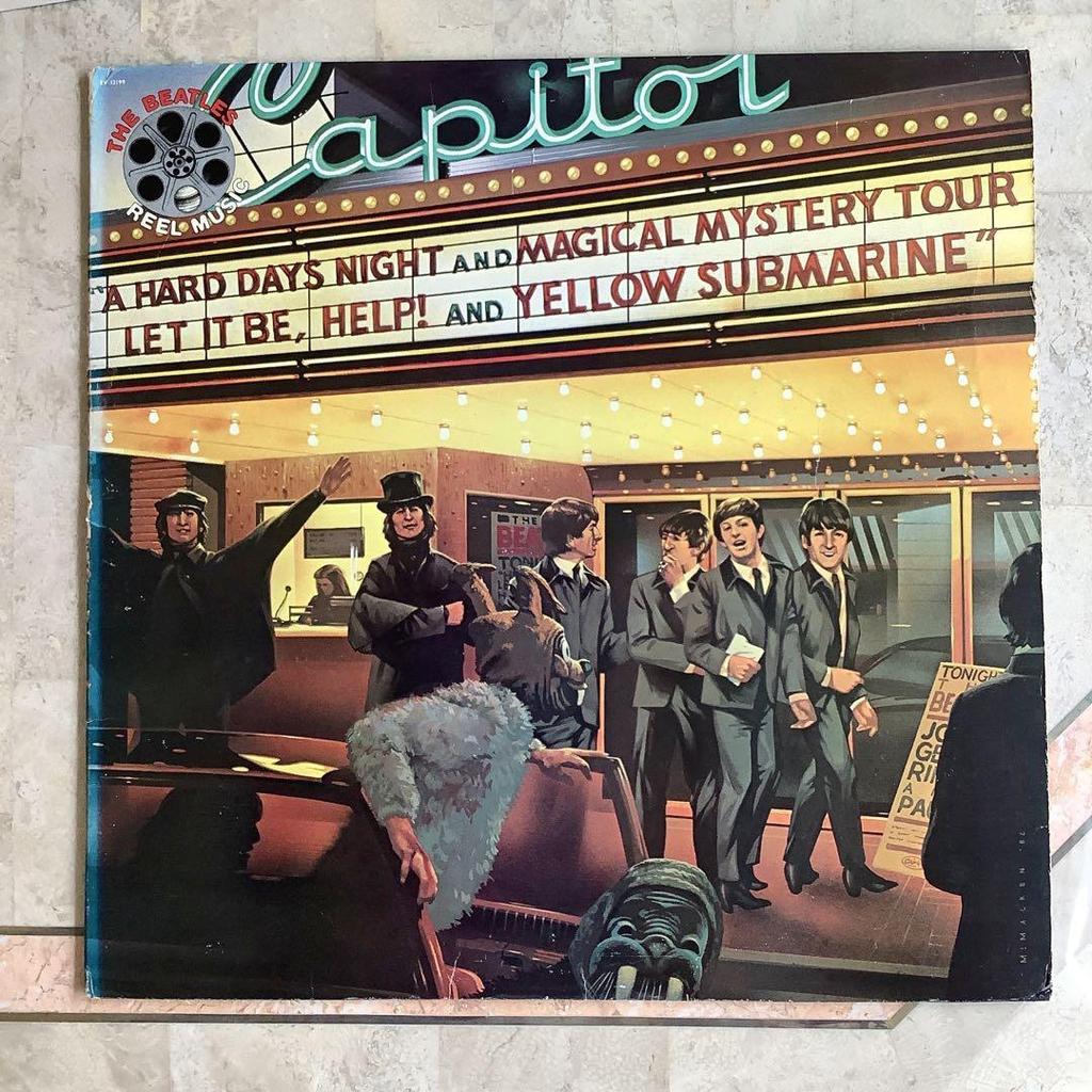 [USED] Rare! Record In Excellent Condition! The Beatles 1982 US Original Reel Music