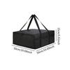 MERIGLARE Pizza Carrier, Insulated Pizza Bag, Professional Delivery Bag, Grocery Tote, Food Delivery Bag, Commercial Outdoor Catering Use, Black, 50 X