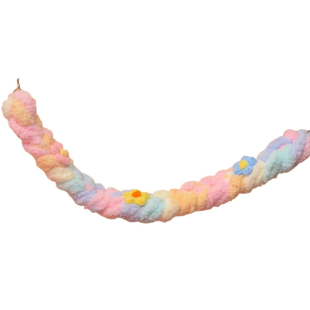 Small Pet Swing Toy Parrots Cage Hanging Rope Hamsters Climbing Rope Toy for Sugar Glider Squirrels Cage Interactive Toy