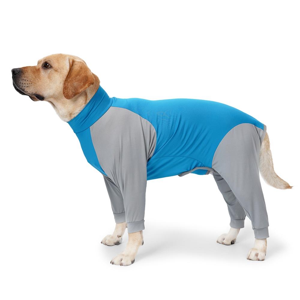 Dog Recovery Suit Pet Home Wear Pajamas High-elastic Breathable  Dog Jumpsuit Pet Operative Protection Long Sleeves Bodysuit