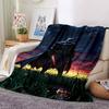1pc Batman, Night Flannel Blanket Soft Warm Throw for Home, Office, Travel, All-Season Cozy Bedding GiftL1159