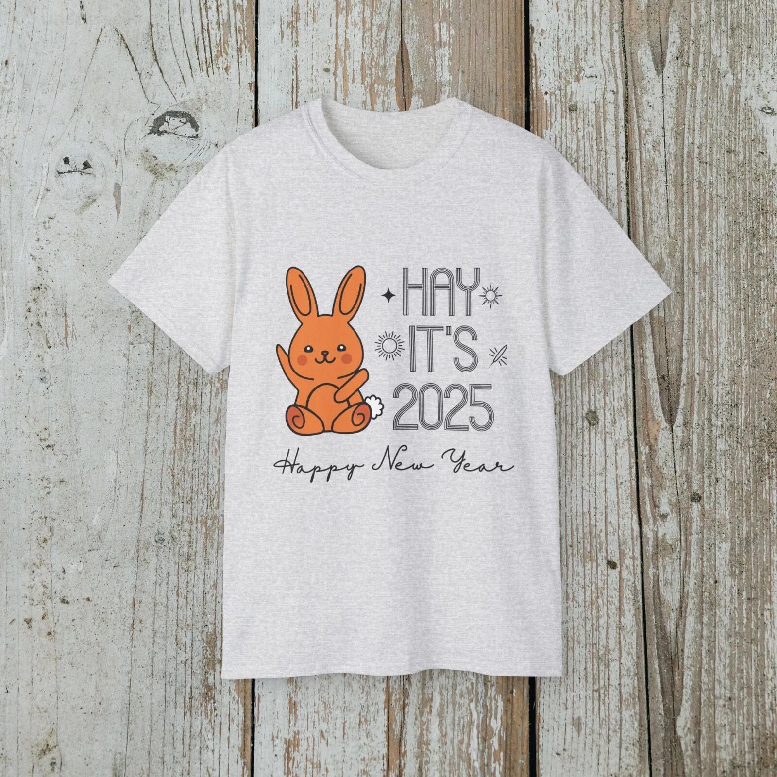 

New Year T-Shirt, Unisex Ultra Cotton Tee, 100% US cotton, 2025 Shirt XL